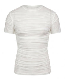 Drape Tee with collar