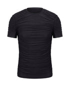 Drape Tee with collar