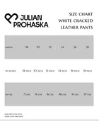 Cracked Leather Baggy Pants