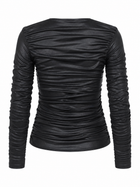 Drape Leather Longsleeve
