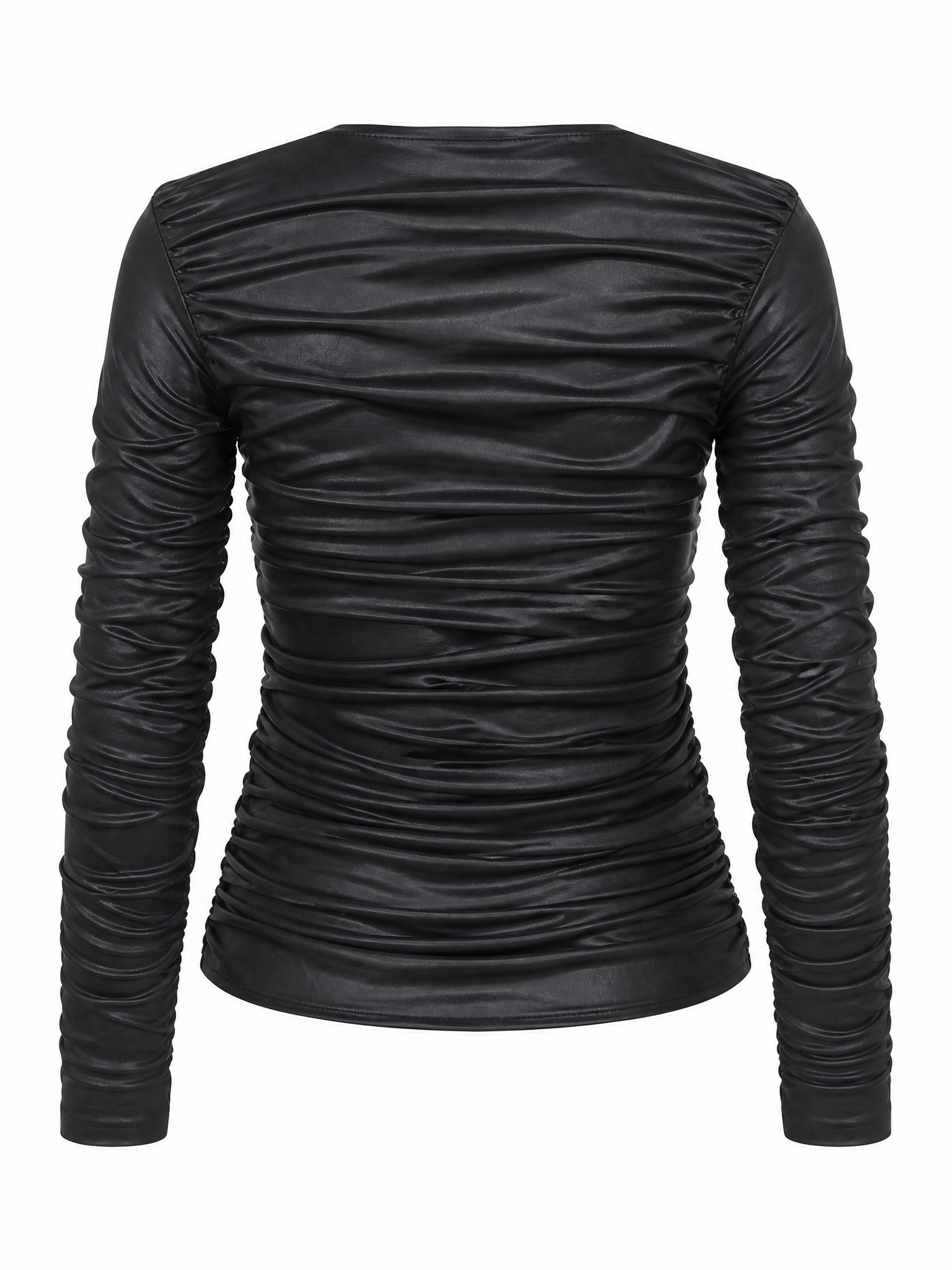 Drape Leather Longsleeve