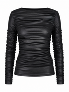 Drape Leather Longsleeve