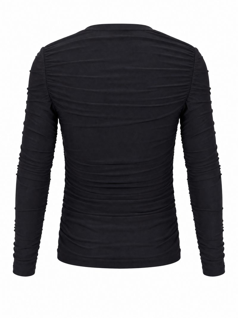 Drape Longsleeve with collar