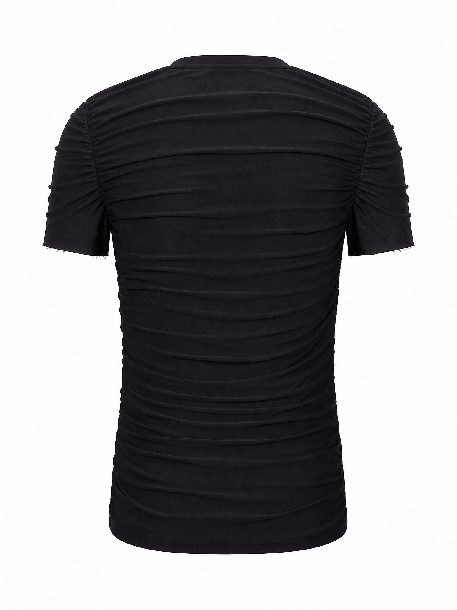 Drape Tee with collar