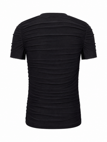Drape Tee with collar