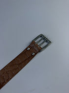 Twin Belt Croco Sand Sample