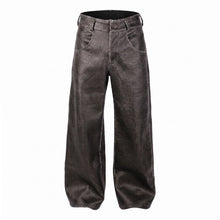 Cracked Leather Pants Wide sample