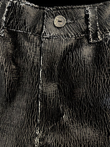 Cracked Leather Pants Wide sample