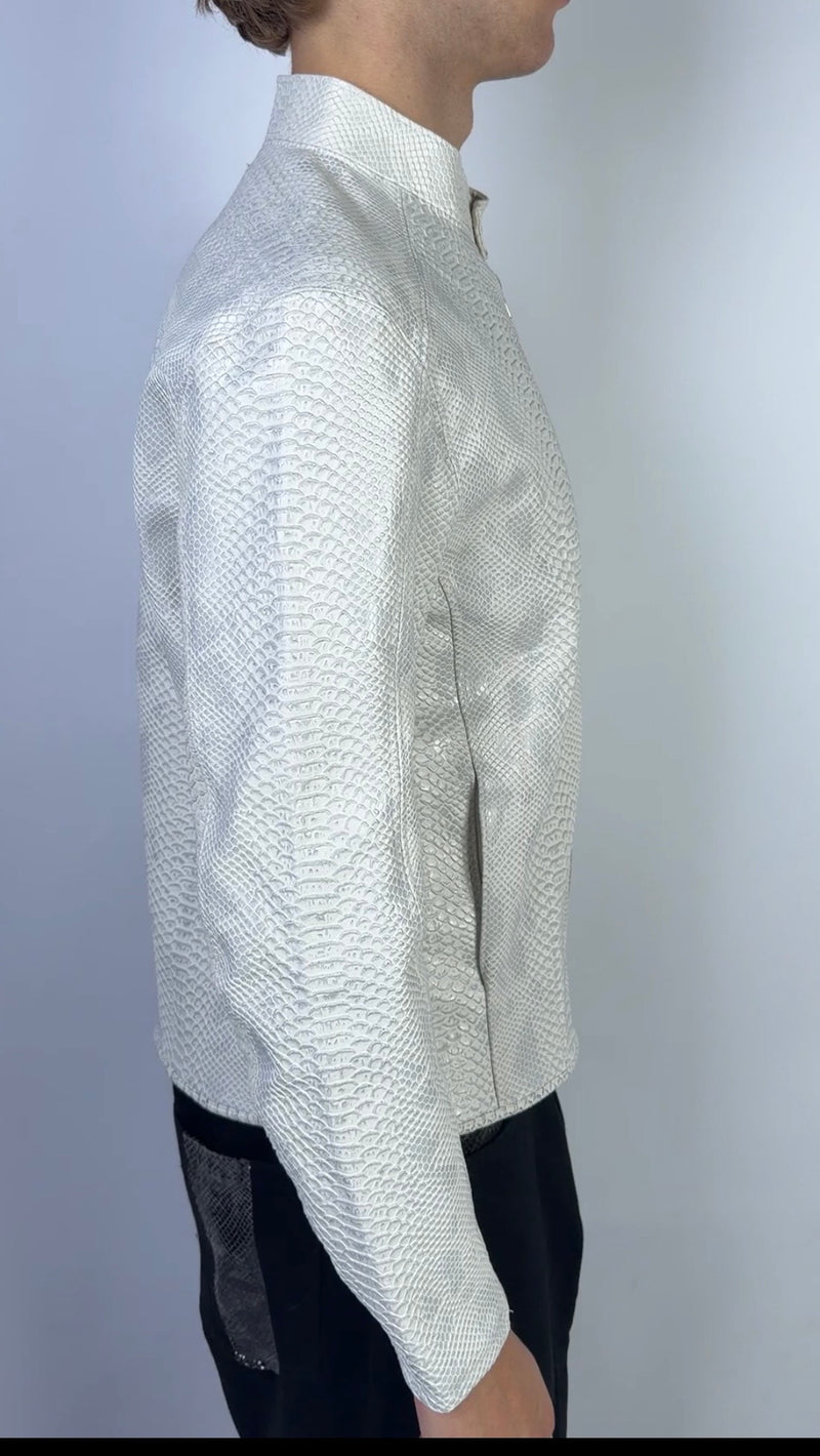 White Snake Jacket Sample