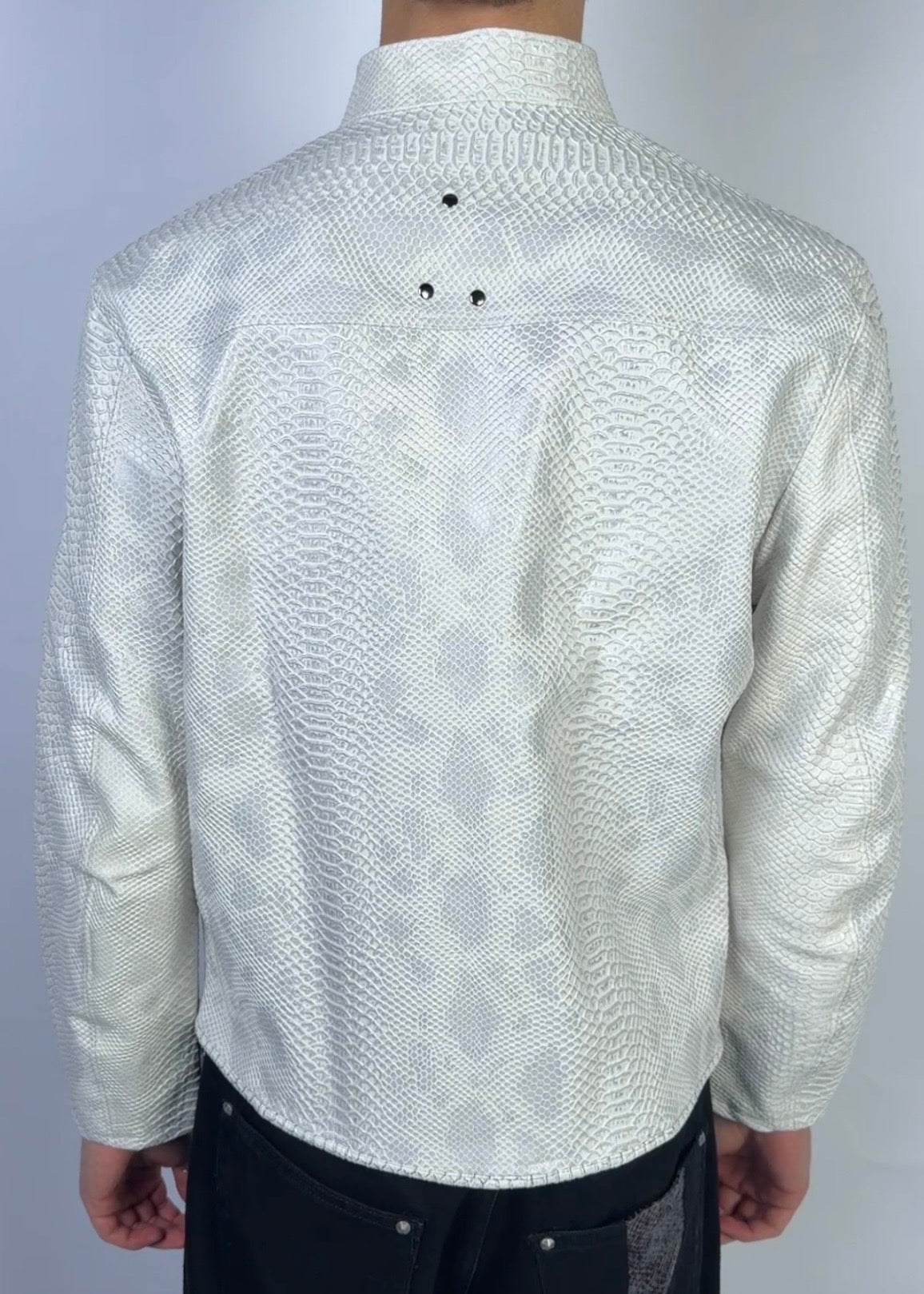 White Snake Jacket Sample